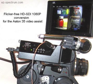 Aaton35 flicker-free HD-SDI 1080P Video Assist with Metadata